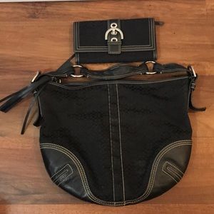 Coach handbag and wallet